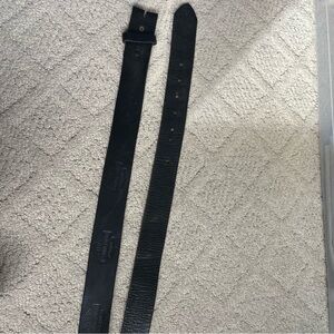 Harley-Davidson Black Leather Belt Strap